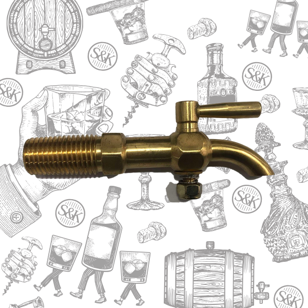 Solid Brass Barrel Tap