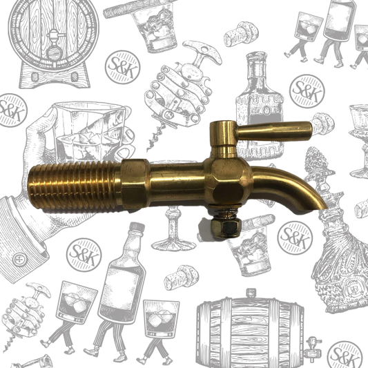 Solid Brass Barrel Tap