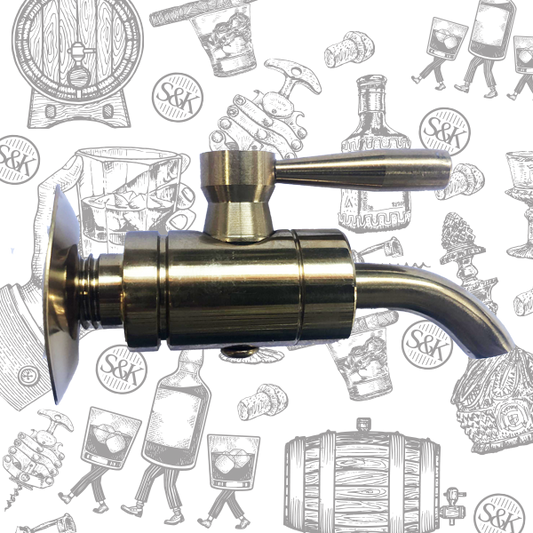 Small Stainless-Steel Tap with Lever
