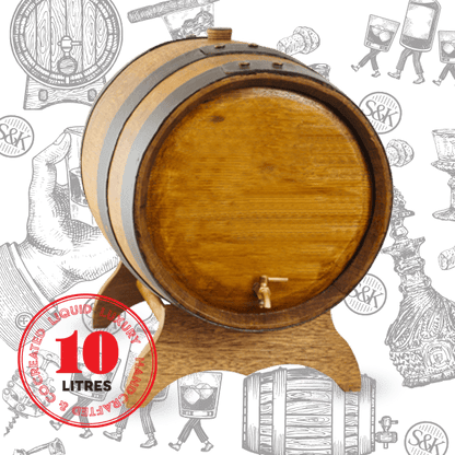 10 litre handcrafted barrel